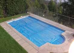 Havuz Örtüleri Pool Covers Made in ITALY Fabric with air bubbles 400 microns in double soft sheet in polyethylene