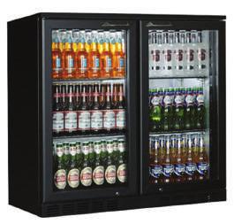 Sistemleri 460x500x875 75 - BACK BAR BUZDOLAPLARI - Çalışma aralığı; +2 ºC, + 10 ºC - 220 V-230 V -1 +N -50 60 Hz elektrik gücü. - CFC Free, R-134 A soğutucu gaz. - 35/40/m3 yoğunluk.