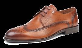 MAN S WORLD FULL BROGUES Adından da anlaşılacağı üzere (tam zımba) ayakkabının burun kısmında, bağcık sisteminin bittiği yerde ve arka topukta zımbalar bulunduran ayakkabı tipidir.