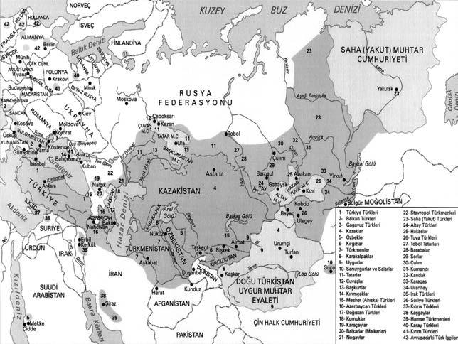 Rus Sömürgeciliği Harita 5.1 Kaynak: aktuelresim.