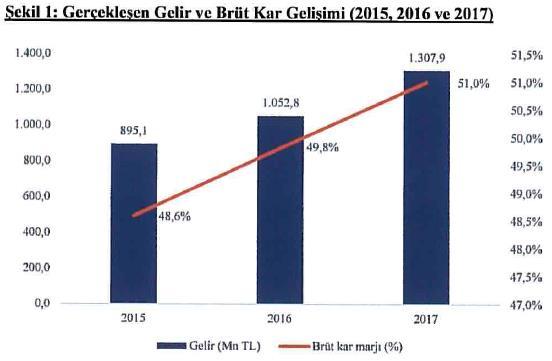 Şirketin konsolide satışları 31 Ocak 2017 de sona eren mali yılda %24,2 artışla 1,3 milyar liraya yükselmiştir. Bu artış asıl olarak yurtiçi pazardaki gelir artışının bir sonucudur.