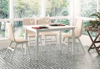 Novel Mutfak Masası doğal ahşap yapısı ve minimal çizgileriyle göz dolduruyor.