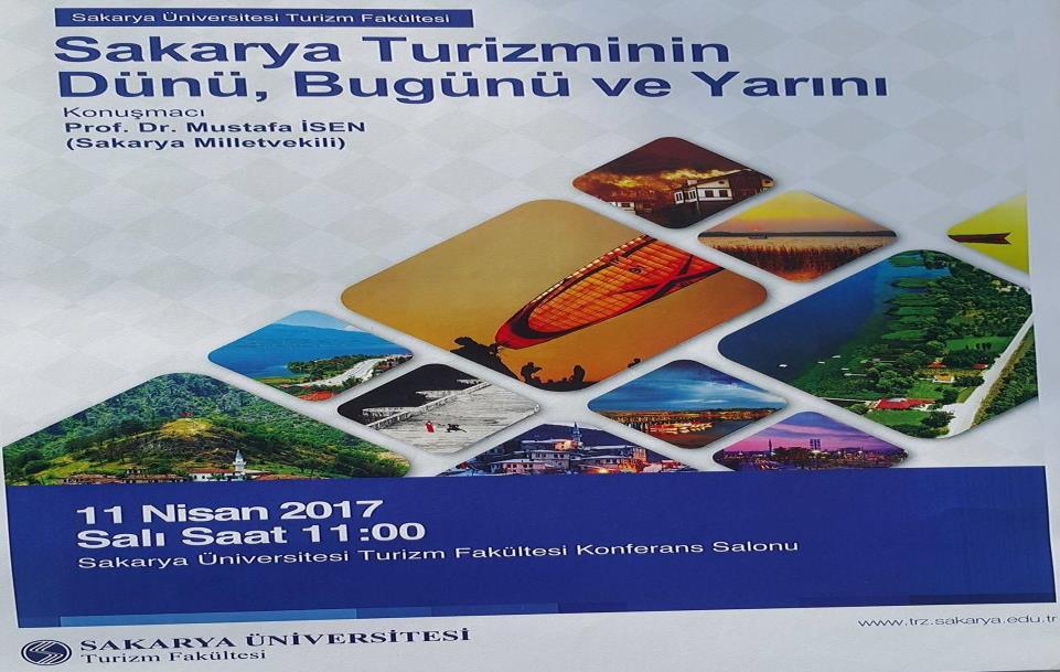 Turizm haftası etkinlikleri kapsamında yapılan bu organizasyonda fakültemiz 8 değerli bilimsel çalışma ve 30 katılımcı ile temsil edildi.