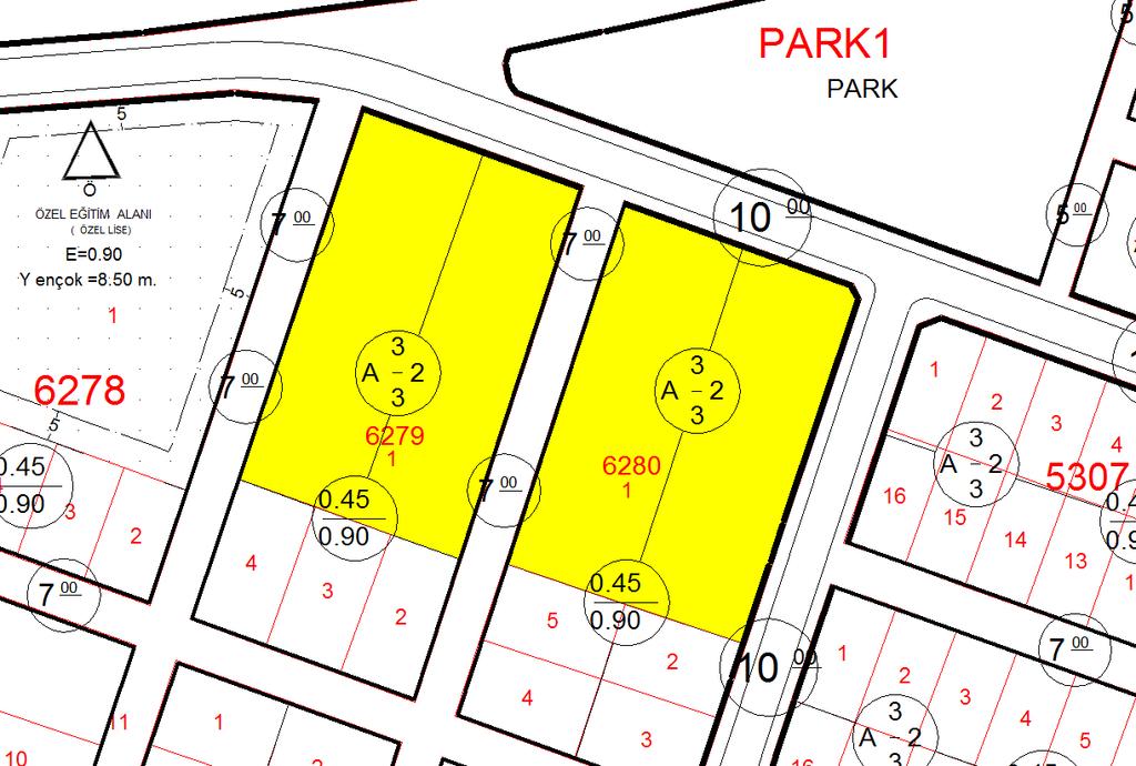 Planlama alanının 21L_II,22L_III Mer i Uygulama İmar Planı Paftasındaki konumu 6.1 PLANLAMA ALANINA AİT KURUM VE KURULUŞ GÖRÜŞLERİ Balıkesir Valiliği İl Milli Eğitim Müdürlüğü nün 21.07.