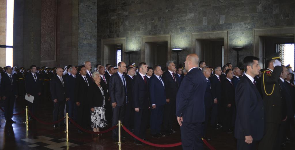 TÜRMOB Genel Başkanı Ymm. Nail Sanlı, 30 Ağustos Zafer Bayramı nın 93 üncü yıl dönümü çerçevesinde Başkent Ankara da düzenlenen törenlere katıldı.