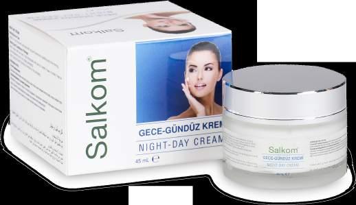 GECE-GÜNDÜZ KREMİ / NIGHT-DAY CREAM / УВЛАЖНЯЮЩИЙ ДНЕВНОЙ-НОЧНОЙ КРЕМ / / 45 ml Zengin içeriği ve kadifemsi dokusu ile Yoğun tempodan yorulan, dış etkenlere doğrudan maruz kalan cildinizin bakımı