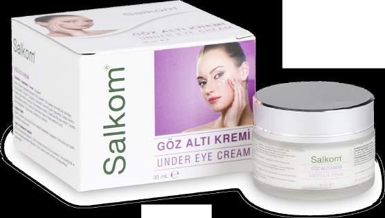 GÖZ ALTI KREMİ / UNDER EYE CREAM / ОСВЕТЛЯЮЩИЙ КРЕМ ДЛЯ КОЖИ ВОКРУГ ГЛАЗ / / 30 ml Ceviz ve at kestanesi ekstreleri yardımı ile oluşturduğu astrenjan etki ile göz altındaki ince çizgileri düzeltir,