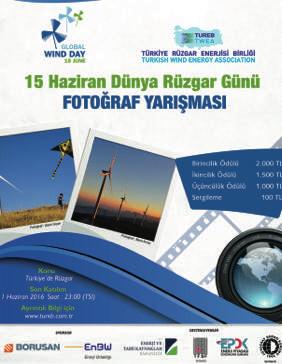 FAALİYET RAPORU 10 15 HAZİRAN DÜNYA RÜZGAR GÜNÜ ETKİNLİKLERİ 15 HAZİRAN 2016 / ANKARA Dünyada 2009 yılından bu yana kutlanan Dünya Rüzgar Gününü, Türkiye Rüzgar Enerjisi Birliği olarak bizde her yıl