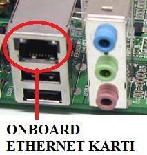 Ethernet kartlarının çıkış noktaları RJ-45 veya BNC konnektörlere uygun olarak tasarlanmıştır. RJ-45 konnektörler çift bükümlü kablolaları, BNC konektörler koaksiyel kabloları kullanır.