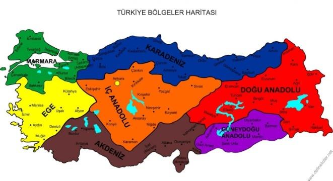 BÖLGEMİZ: KARADENİZ BÖLGESİ Karadeniz Bölgesinde