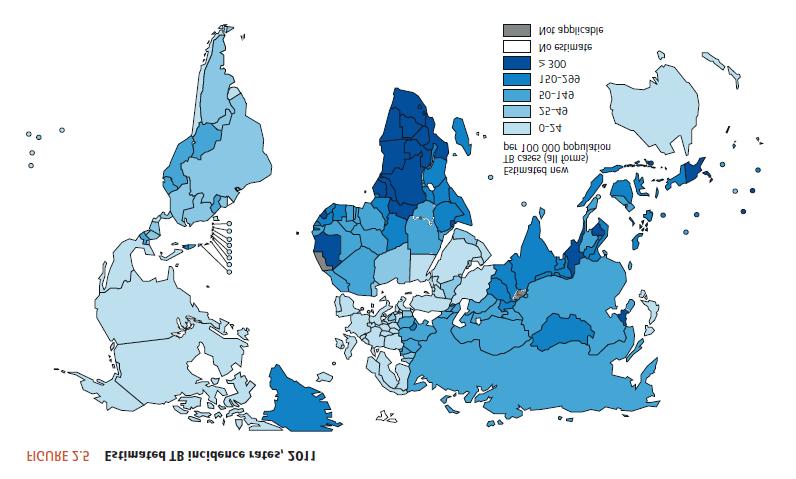 Şekil 2.1 : Türkiye Tüberküloz İnsidansı: Yüzbinde 24.