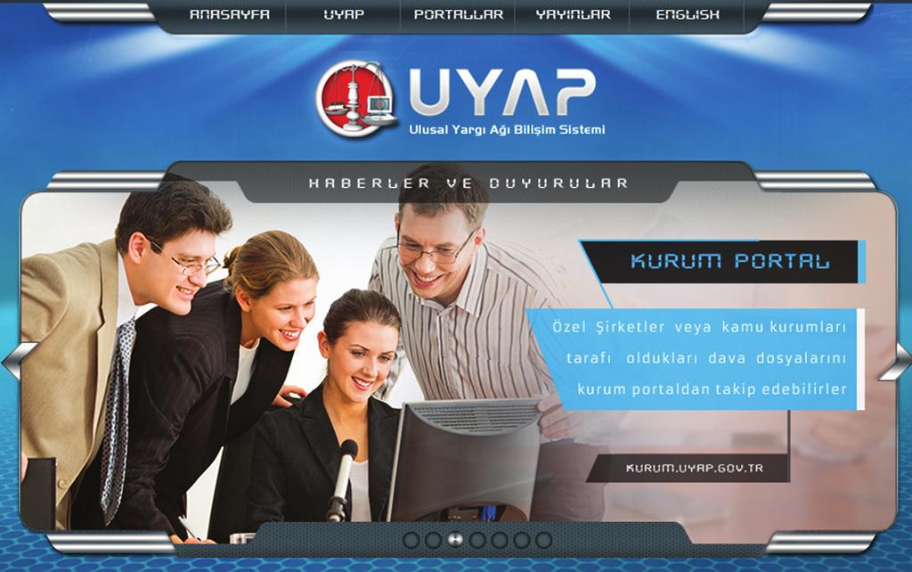 UYAP KURUM PORTAL Dosya bilgileri okunur.