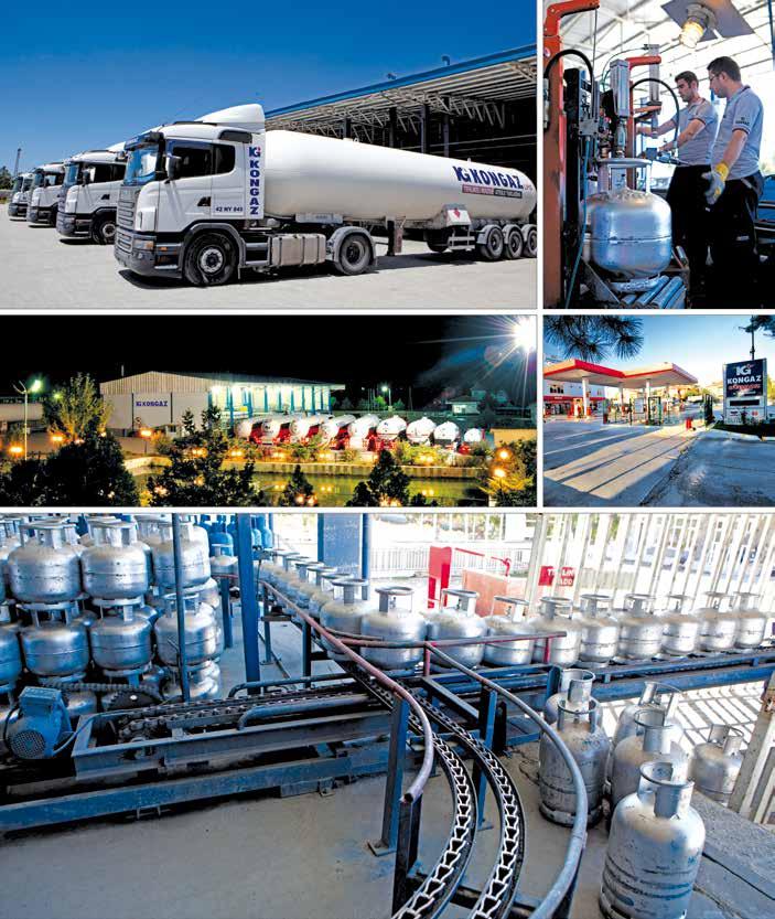 KONGAZ A.Ş. Petrol ürünleri grubunun lokomotif markası Kongaz, likit petrol gazının (LPG) stoklanması, dolumu ve tüplügaz, dökmegaz, otogaz olarak dağıtımı konusunda faaliyet göstermektedir.