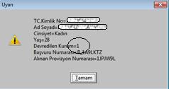 Doktor kodu girilir veya F9 kısayol tuşu ile listeden seçilir. Mesai Dışı seçeneği işaretlenir.