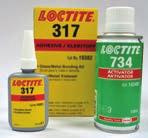 LOCTITE AA 317 / LOCTITE SF 734 AERO Cam - Metal Yapıştırıcısı Baz: Üretan metakrilat /organik bakır bileşiği.