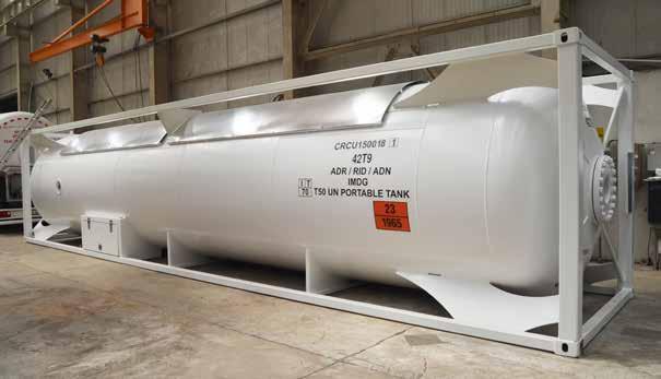 LPG ISO TANK (T50) KONTEYNER STANDART ISO 1161: Yük Konteynerleri - Köşe ve Ara Bağlantı Elemanları ISO 668: Yük