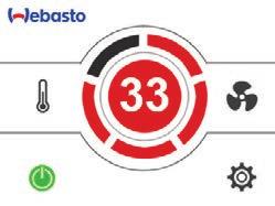 1 Sembol Anlamı 1 Aç/Kapat 2 A 4 5 2 Sıcaklık 3 Fan 3 6 4 Ayarlar 6 Mesaj Resim 3 Dizayn 3 Örnek olarak dizayn 1 ila 3 gösterilmiştir.