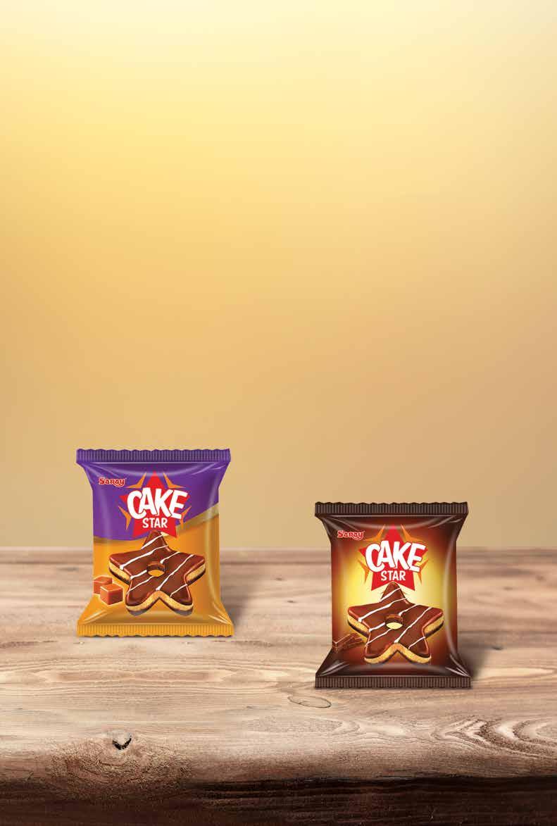Cake Star Kakao Kaplamalı Karamel Sos Dolgulu Kek Çeşit No: 00277-02-00 Gramaj: 50 g Koli içi adet: