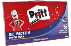 Renk Pastel Boya - Karton Renk Çantalı Pastel Boya 18 Renk Çantalı