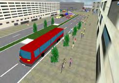 Sağladığı bir çok özellik arasından birkaçı; Makro trafik simülasyonu Mikro trafik simülasyonu Akış modelleme