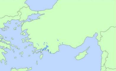 Şekil 2.1. Liquidambar türlerinin Dünya üzerindeki dağılımı [4,10] Doğal yayılışı bakımından sadece Türkiye ye özgü bir tür olan L.