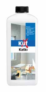 -Duvar kağıdı yapıştırıcı, dispersiyon boyaları, dolgu harçları, hazır sıvalar vb. su bazlı renovasyon ürünlerine katkı. -Renovasyon aşamasında küfe karşı koruma sağlar.