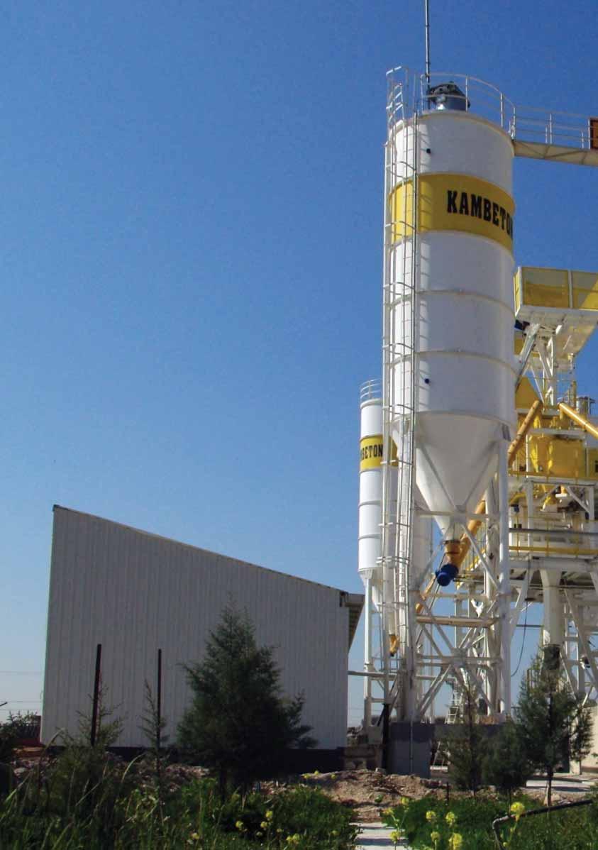 Sabit Beton Santralleri Stationary Concrete Mixing Plants GSP 105 SS SANTRAL TİPİ / PLANT TYPE GSP 105 SS Santral Kapasitesi / Plant Capacity 105 m 3 / h Mikser Tipi / MixerType SINGLE SHAFT Agrega