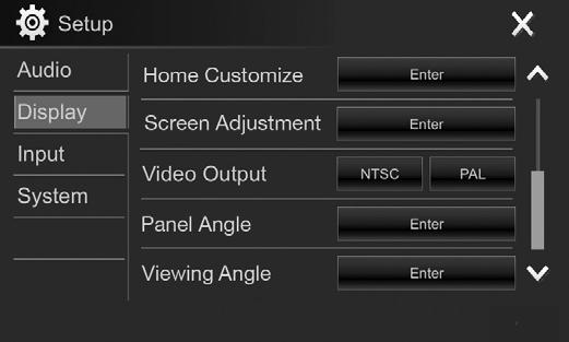 TEMEL ÖZELLİKLER Panel açısını ayarlama (yalnızca DDX7017BT/DDX7017BTM/ DDX717WBT/DDX717WBTM için) 1 <Angle Adjust> ekranını görüntüleyin.