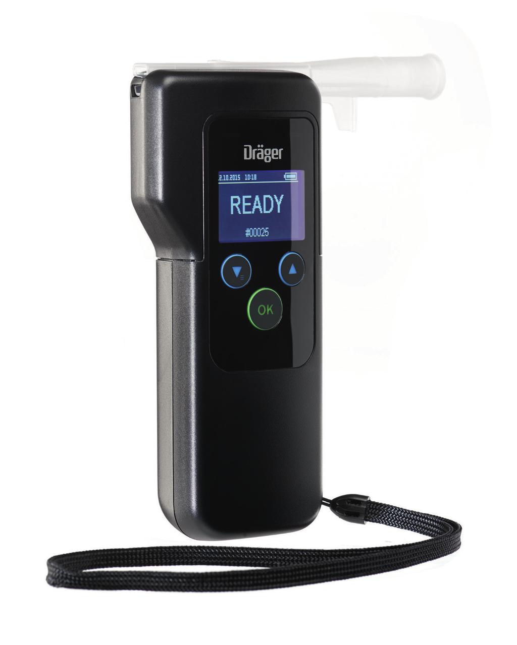 Dräger Alcotest 5820 Alkol Tespit Cihazı Dräger Alcotest 5820, uzman kullanıcıların hızlı ve hassas bir şekilde nefesten alkol testi yapmalarına imkan tanır.