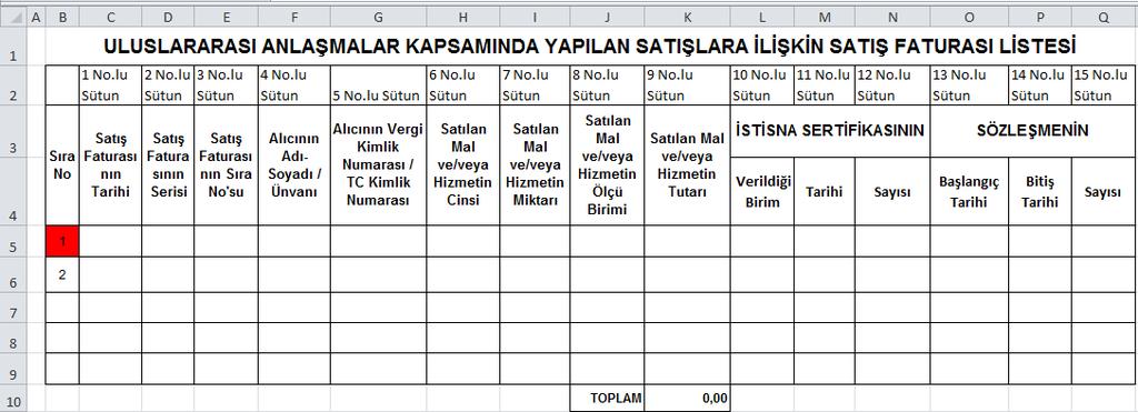 Mükellefler 05/2016 iade dönemi ve sonrası dönemler için; 314 iģlem kodundan Uluslararası Anlaşmalar Kapsamında yapılan teslimler nedeniyle KDV İadesi talebinde bulunduklarında, Uluslararası