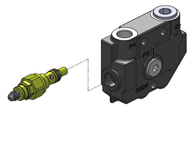 Adjustable Direct Acting Main Relief Valve Ayarlanabilir Ana Emniyet Valfi (Direk Etkili) Code / Kod R Please indicate the necessary pressure setting value.