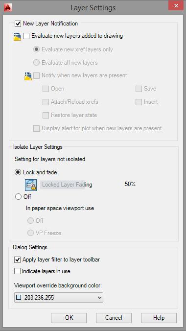 1. ÖZELLİKLİ FİLTRELEME Settings Settings butonuna tıklandığında Layer Settings dialog kutusu çıkar, eğer layer toolbara yeni