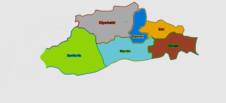 1. DİCLE EDAŞ GENEL PROFİLİ 1. 1. DİCLE EDAŞ FAALİYET BÖLGESİ VE GÖREVLERİ Dicle Elektrik Dağıtım A.Ş Güneydoğu Anadolu Bölgesinde TUİK istatistiklerine göre 5.793.