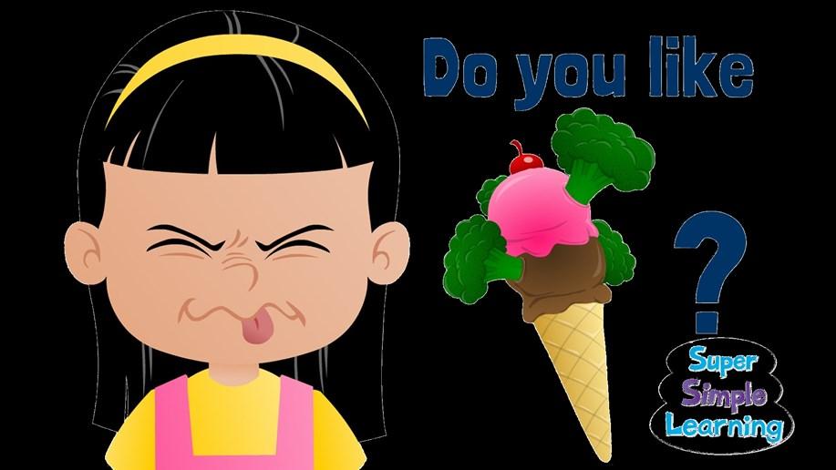 (6 YEAR OLDS) DO YOU LIKE BROCCOLI ICE CREAM? SONG Do you like broccoli? Yes, I do! Do you like ice cream? Yes, I do! Yes, I do! Do you like broccoli ice cream?