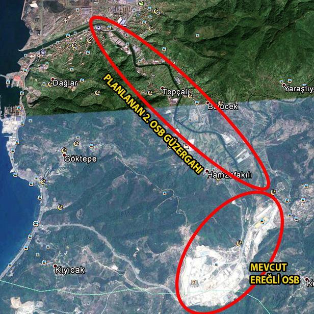 3.6.2. 2.OSB PROJESİ Kdz. Ereğli TSO Başkanı Yaşar Tetiker, Hamzafakıhlı, Topçalı ve BölücekMahalleleri nde ki mevcut fabrikaları kurtarmak için ıslah OSB çalışması yapıldığını, bununla birlikte 2.