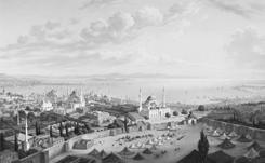 Güdük Minare Sarayın iç avlusu. http://www.azizistanbul.com binadan ibaret olduğunu söyleyebiliriz. Sarayın dış avlusu 1460 lı yıllarda tamamlanmış olmalıydı.