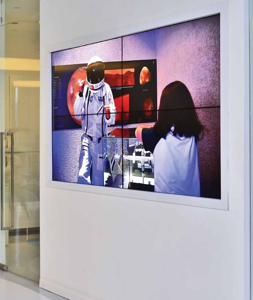 VIDEOWALL Doğa Koleji Memorial Ankara Hastanesi Özellikler Uzaktan Kumandalı, Renkli LCD Videowall Ünitesi 10x10 a Kadar Videowall İmkanı Dijital Video ve Ses İçin