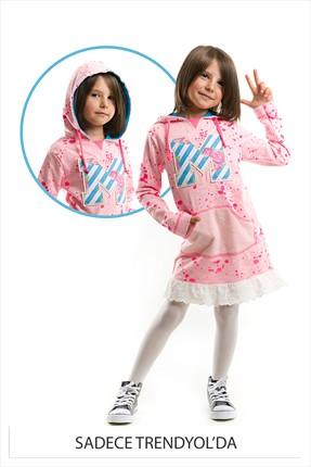 Mushi Pembe Kız Çocuk Sweatshirt Elbise 50.00 tl 26.