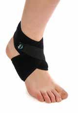 Ayak bileğin etrafında iç ve dış kısımında bulunan plastik tabakalar ayak bileği stabilize edip güçlü bir destek sağlar, ödem ve ağrıyı azaltır.