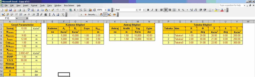 5.2 Đksa Sistemi Analiz Programı Derin kazılarda uygulanan iksa sistemlerinin analizleri için günümüzde kullanılan metotlardan birisi de sonlu elemanlar metodudur.