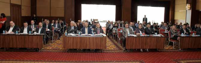 Birlik Başkanı Ramazan Ülger, SBM Müdürü Aydın Satıcı nın konuşmacılar arasında yer aldığı toplantıda Birlik Genel Sekreter Yardımcısı