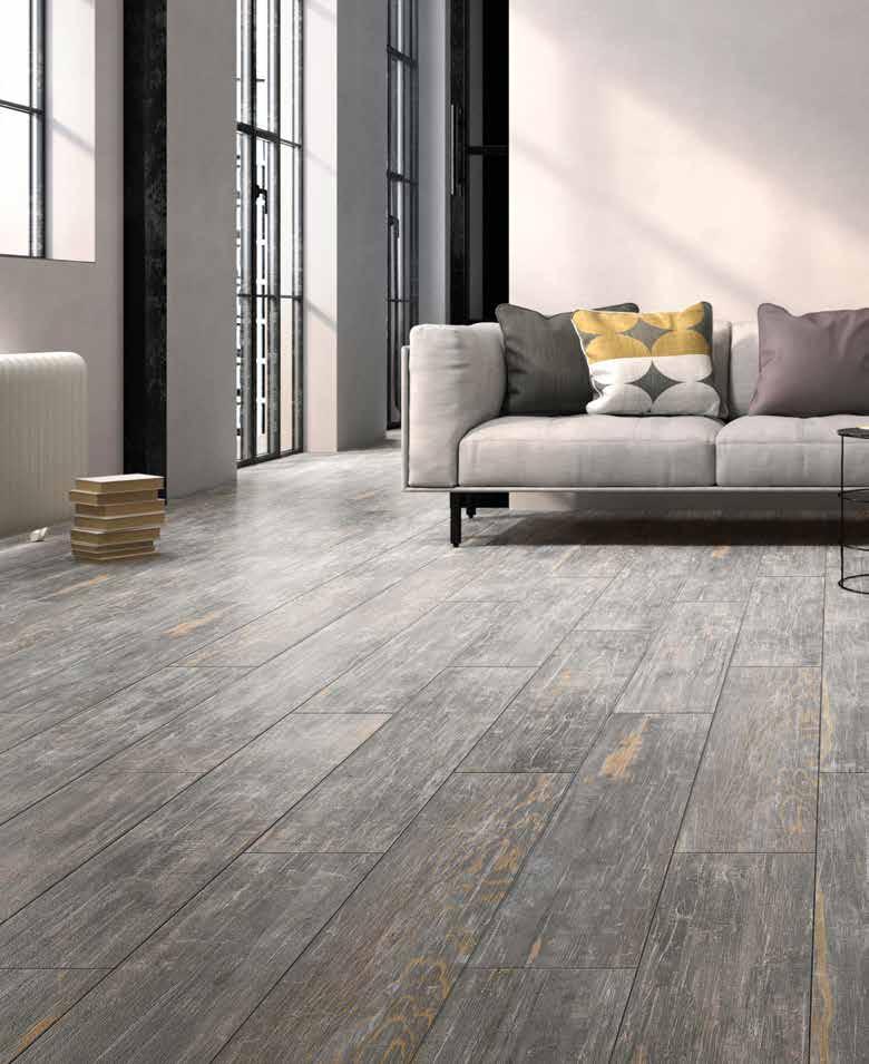 PERA Yer Karoları / Floor Tiles : K944491R 20x120 Pera Gri /