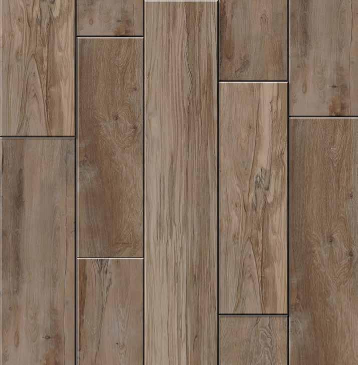 WOODMIX PORSELEN KAROLAR / PORCELAIN TILES Woodmix porselen karo serisi, üstün porselen teknolojilerini doğal mat ahşap görüntüsüyle buluşturuyor.