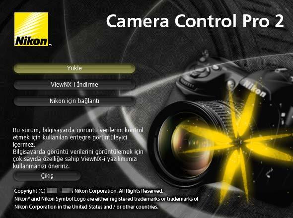 İlk sayfaya geri dön Camera Control Pro 2 10 Genel Bakış Kurulum için yönetici ayrıcalıklarına sahip bir hesap kullanın. Yükleyici CD sini takın ve yükleyiciyi başlatın.