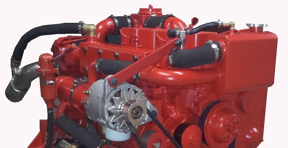 CUMMINS 140 HP DİZEL MARİN MOTOR Özel komple krom