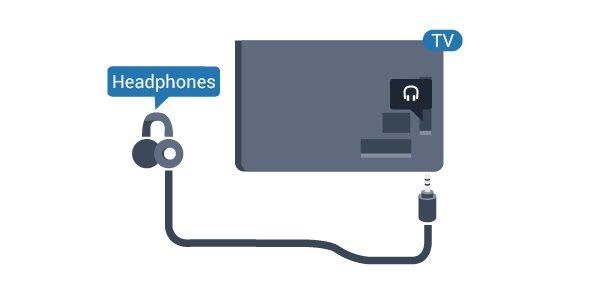 4.8 Kulaklıklar TV'nin arka tarafındaki bağlantısına kulaklık bağlayabilirsiniz. Bağlantı tipi 3,5 mm mini jaktır. Kulaklığın ses seviyesini ayrı olarak ayarlayabilirsiniz.