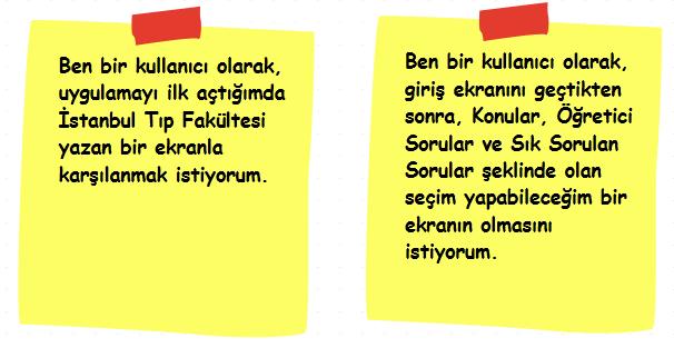 BİLİŞİM TEKNOLOJİLERİ DERGİSİ, CİLT: 10, SAYI: 2, NİSAN 2017 173 Bu toplantı sırasında Ürün Gereksinim Listesinden Kullanıcı Hikayeleri güncellenmiş (şekil 2, 4a) ve bu Kullanıcı Hikayelerinden