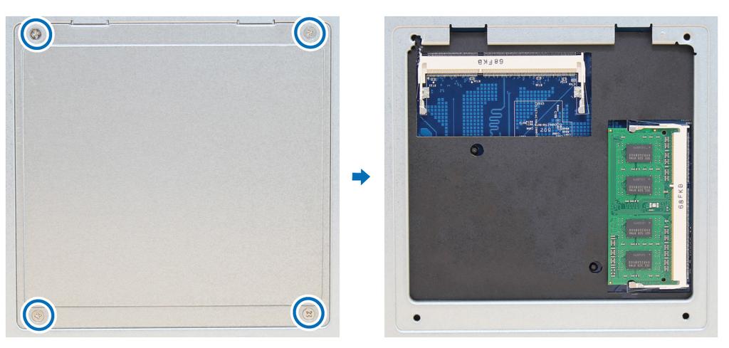 DiskStation üzerine bir RAM Modülü Ekleyin İsteğe bağlı Synology DDR3 RAM modülü DiskStation bellek genişletmesi için tasarlanmıştır.