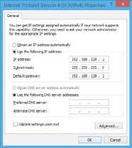 Configuring a dynamic IP/PPPoE network connection (Dinamik IP/PPPoE ağ bağlantısını yapılşandır) önceki bölümünde adım 1-4 arasını yineleyin. 2.