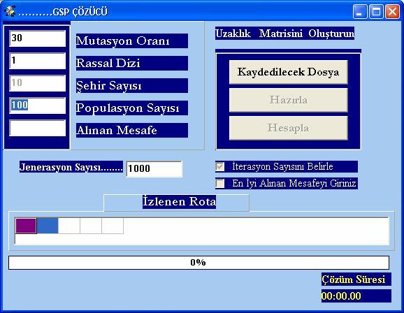 71 Şekil 7.4. Form 1 diğer seçenek görüntüsü En İyi Mesafeyi Giriniz seçilmesi durumunda ise kaşımıza Şekil 7.